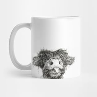 Hollie the cheeky baby cow Mug